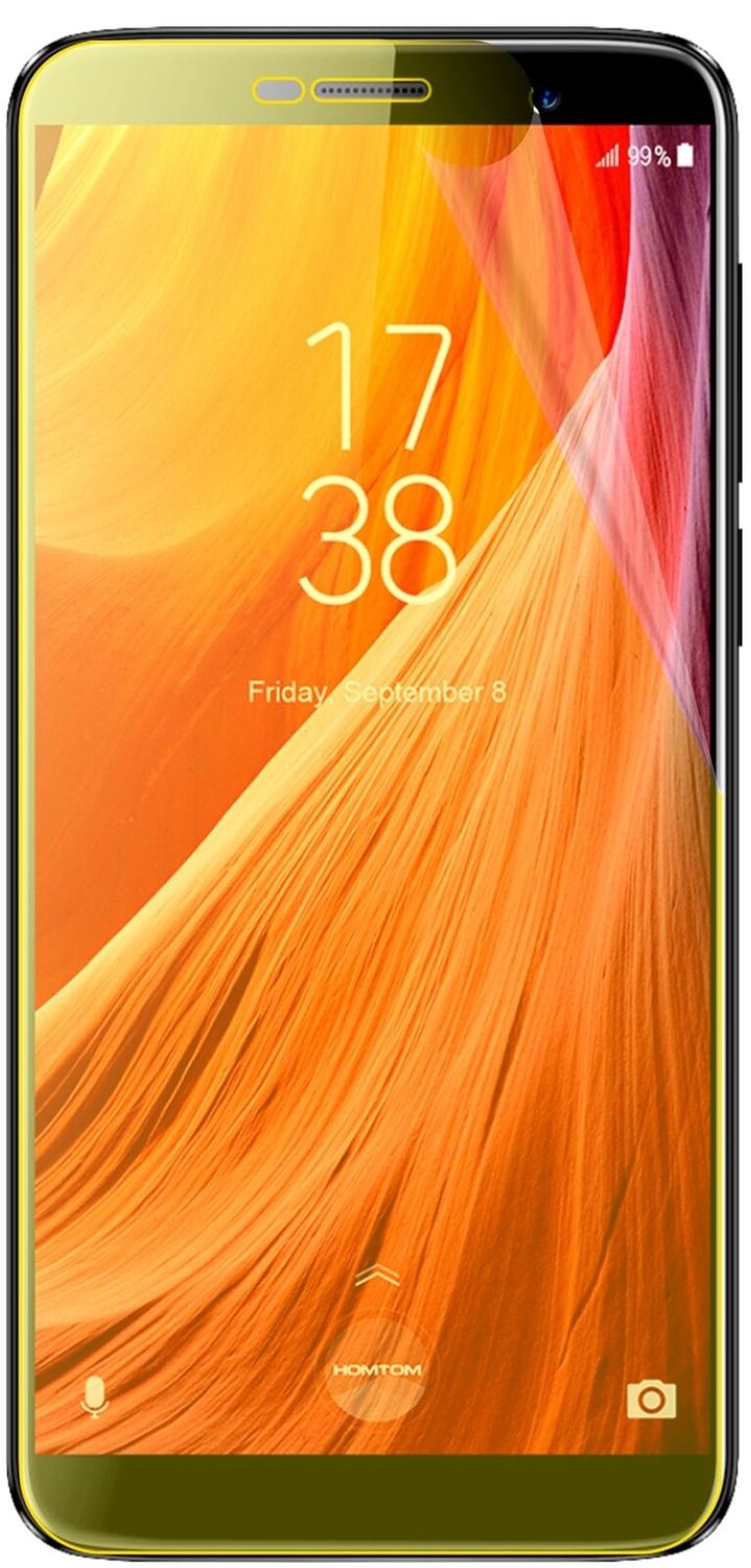 2x 3D Full Cover Schutzfolie für HOMTOM S7