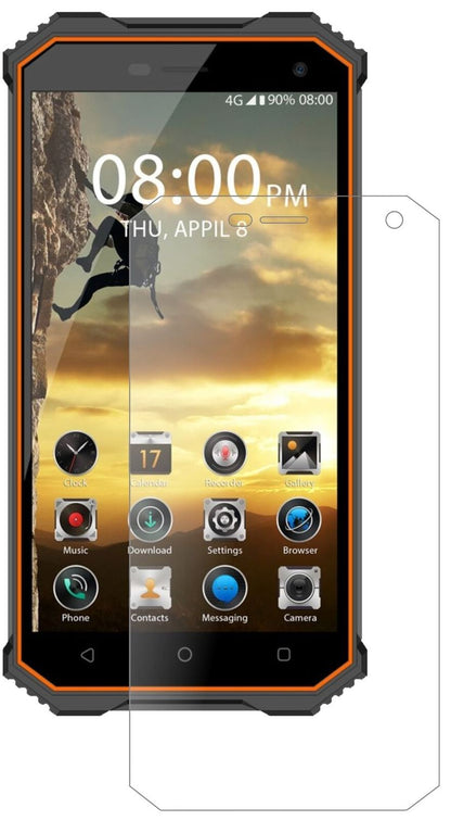 1x 9H Schutzfolie matt für Phonemax Rockey 2 Panzerfolie