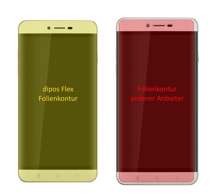 2x 3D Full Cover Schutzfolie für Coolpad Torino R108