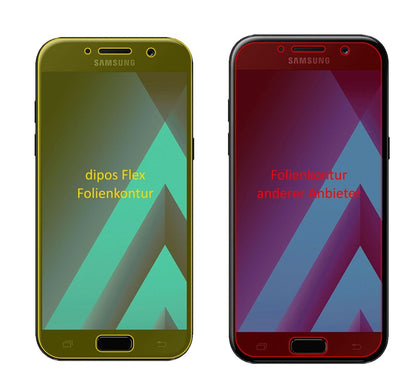 2x 3D Full Cover Schutzfolie für Samsung Galaxy A5 (2017)