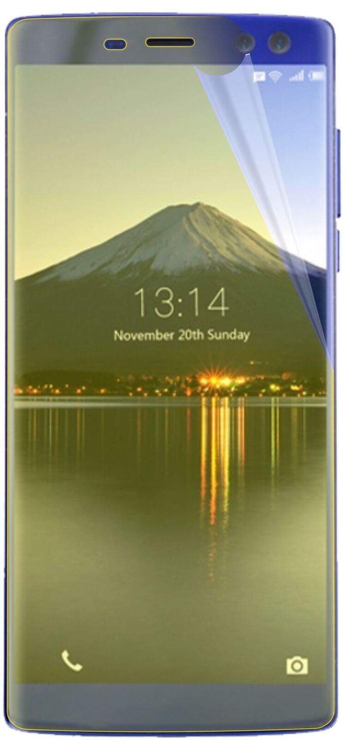 2x 3D Full Cover Schutzfolie für Doogee BL12000