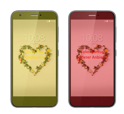 2x 3D Full Cover Schutzfolie für ZTE Blade A512
