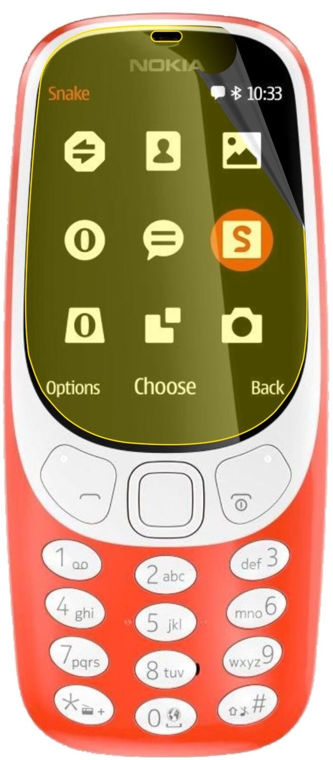 3x 3D Full Cover Schutzfolie für Nokia 3310