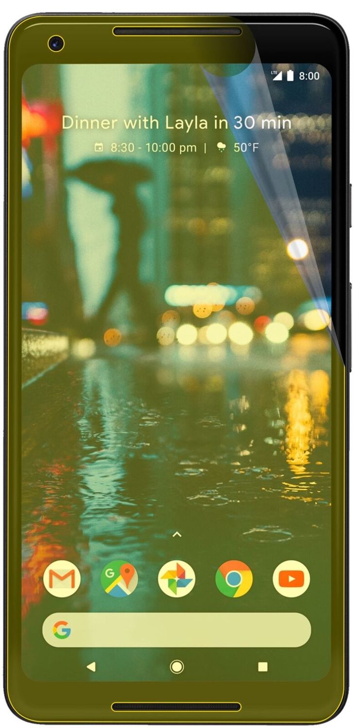 3x 3D Full Cover Schutzfolie für Google Pixel 2 XL