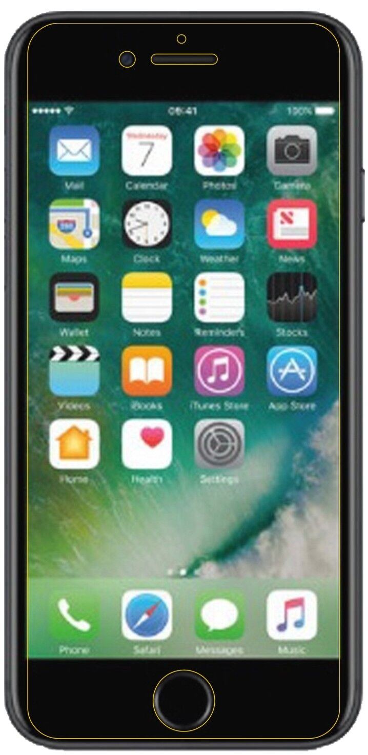 1x 9H Schutzfolie matt für Apple iPhone 8 Plus Panzerfolie