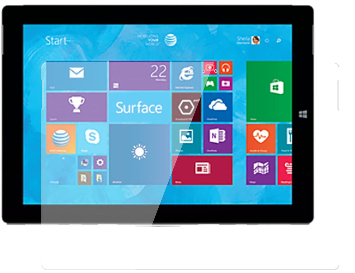 1x 9H Schutzfolie für Microsoft Surface 3 (10,8 Zoll) Panzerfolie