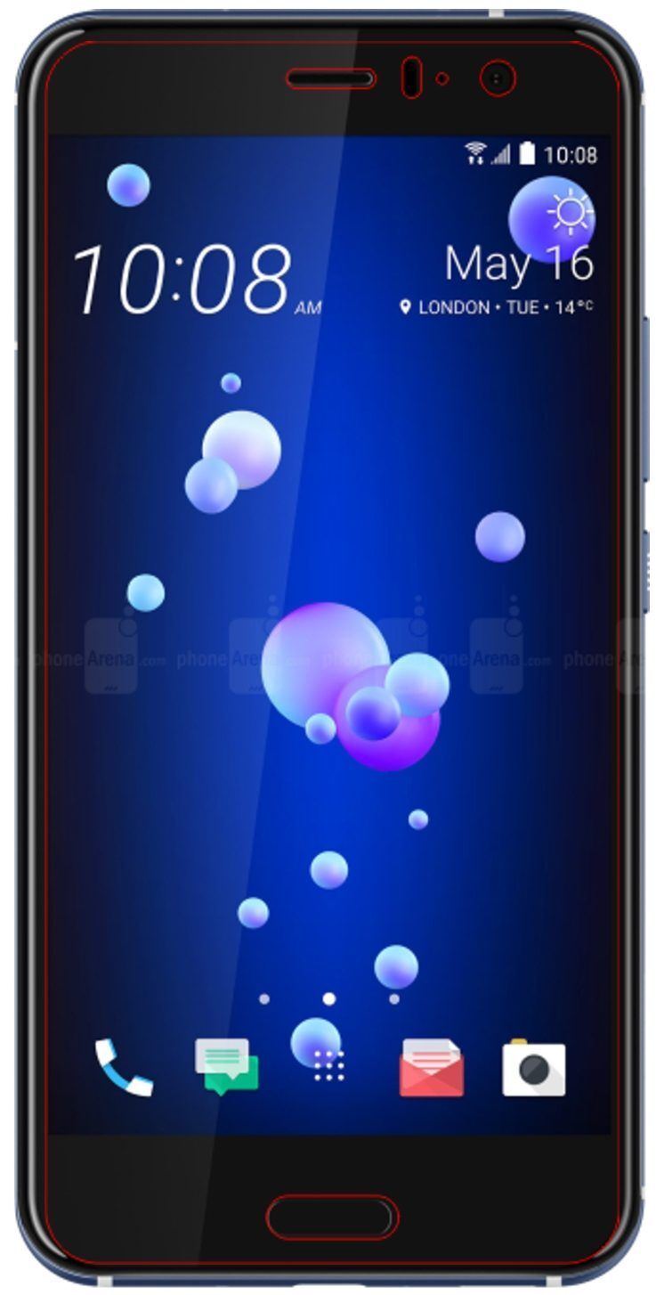 1x 9H Schutzfolie für HTC U11 Panzerfolie