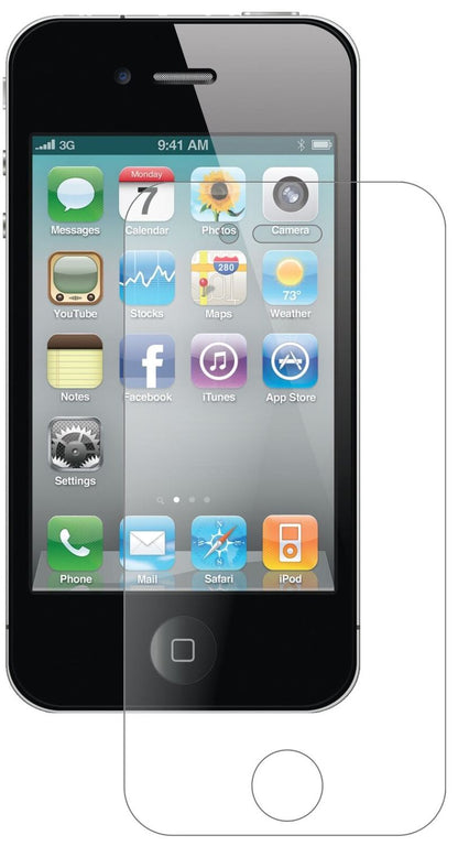 1x 9H Schutzfolie matt für Apple iPhone 4 / 4S Panzerfolie