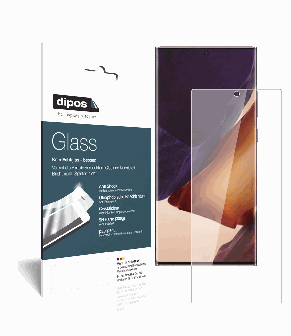 2x 9H Schutzfolie für Samsung Galaxy Note 20 5G Panzerfolie