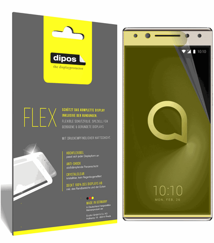 3x 3D Full Cover Schutzfolie für Alcatel 5
