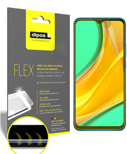 2x 3D Full Cover Schutzfolie für Xiaomi Redmi 9