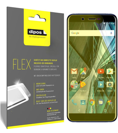 2x 3D Full Cover Schutzfolie für Archos Core 57S