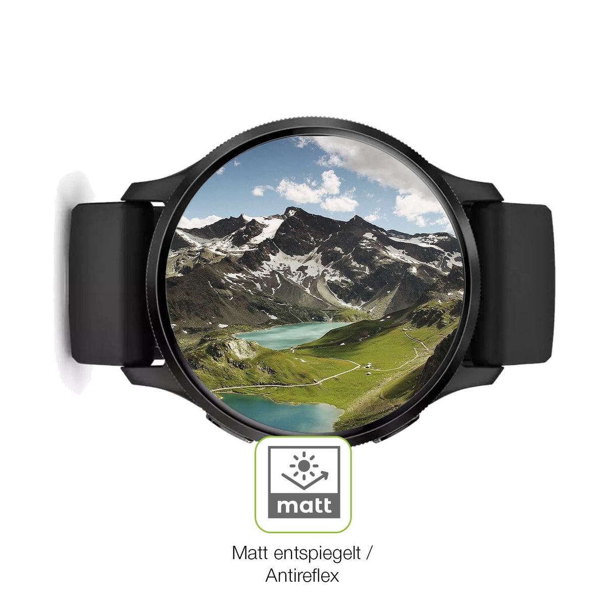 Flexible TPU-Folie passend zugeschnitten für Garmin Venu 3s, vollständige Abdeckung