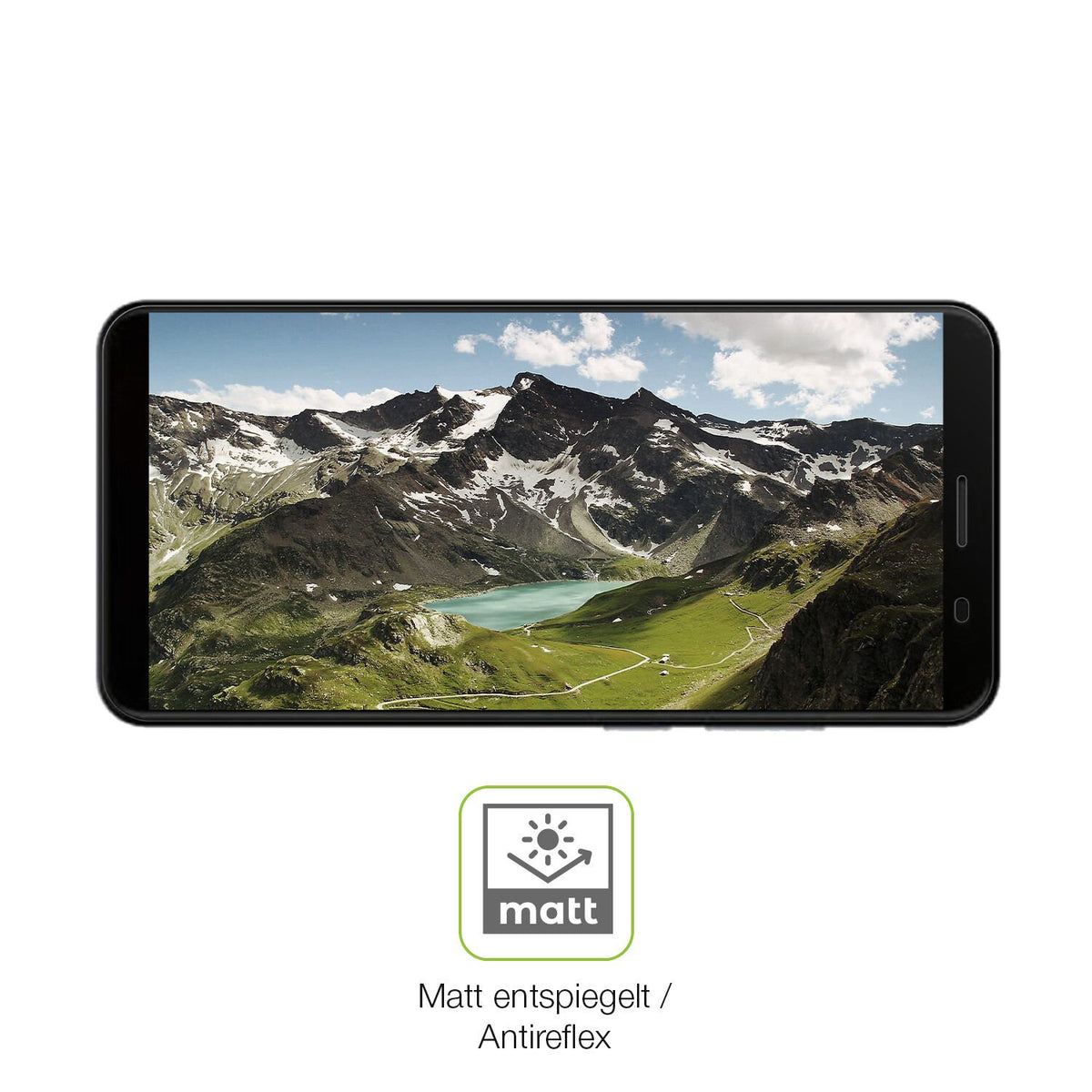 Flexible TPU-Folie passend zugeschnitten für Lava Iris 88S, vollständige Abdeckung