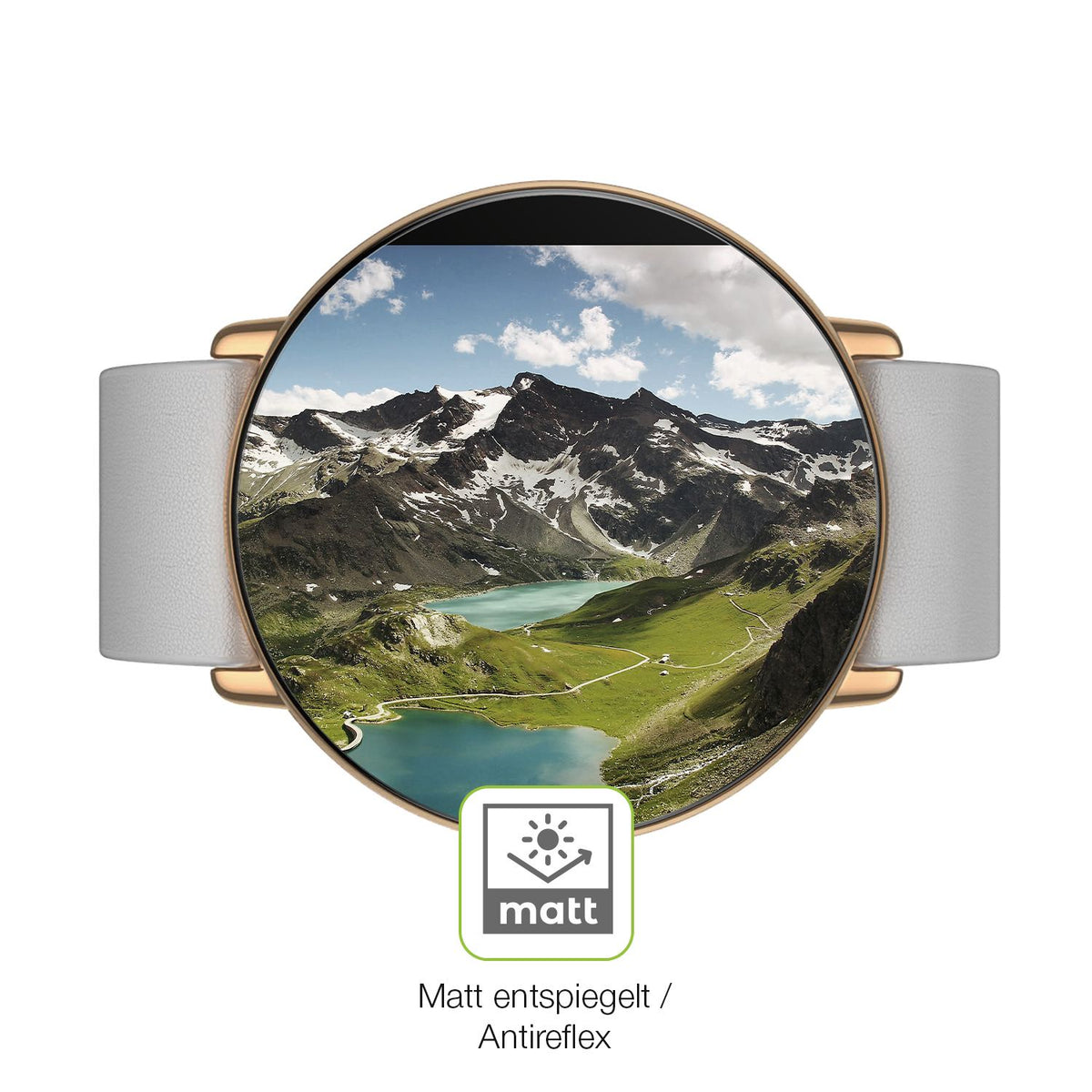 Flexible TPU-Folie passend zugeschnitten für Zepp E Smartwatch, vollständige Abdeckung