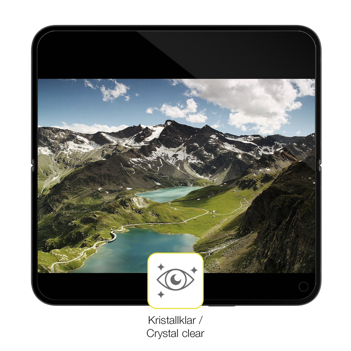 Dünne und klare Folie passend zugeschnitten für Google Pixel 9 Pro Fold Innenseite