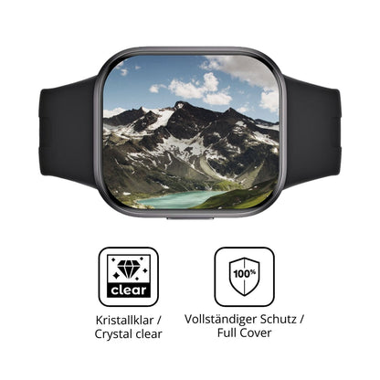 2x 3D Full Cover Schutzfolie für Xiaomi Redmi Watch 6 Active