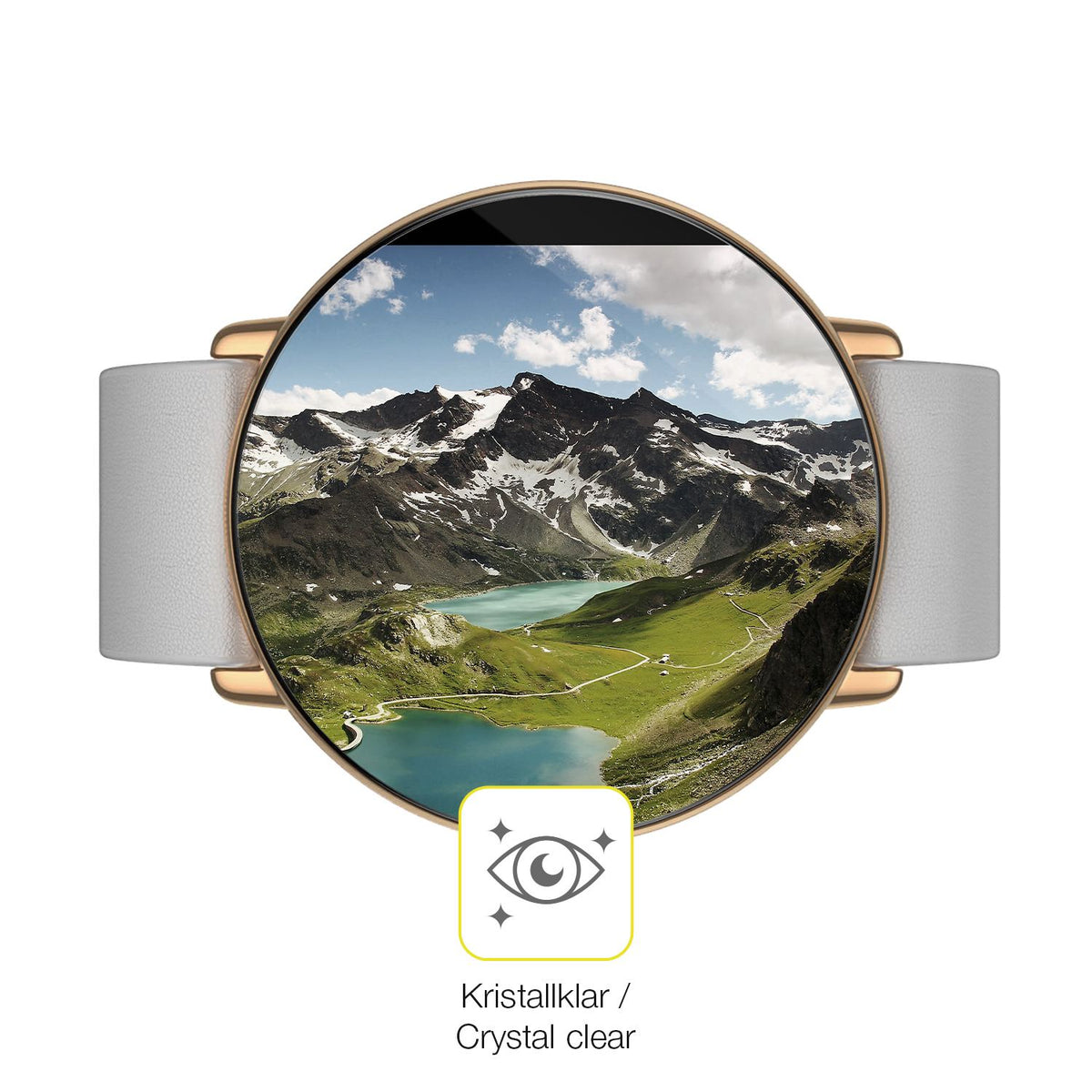 Dünne und klare Folie passend zugeschnitten für Zepp E Smartwatch