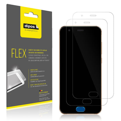 Klare Displayschutzfolie von dipos passend für Xiaomi Mi Note 3, 100% Displayabdeckung und blasenfreie Montage