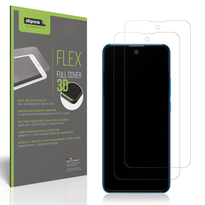 Matte Displayschutzfolie von dipos passend für WALTON Primo HM7, 100% Displayabdeckung und blasenfreie Montage