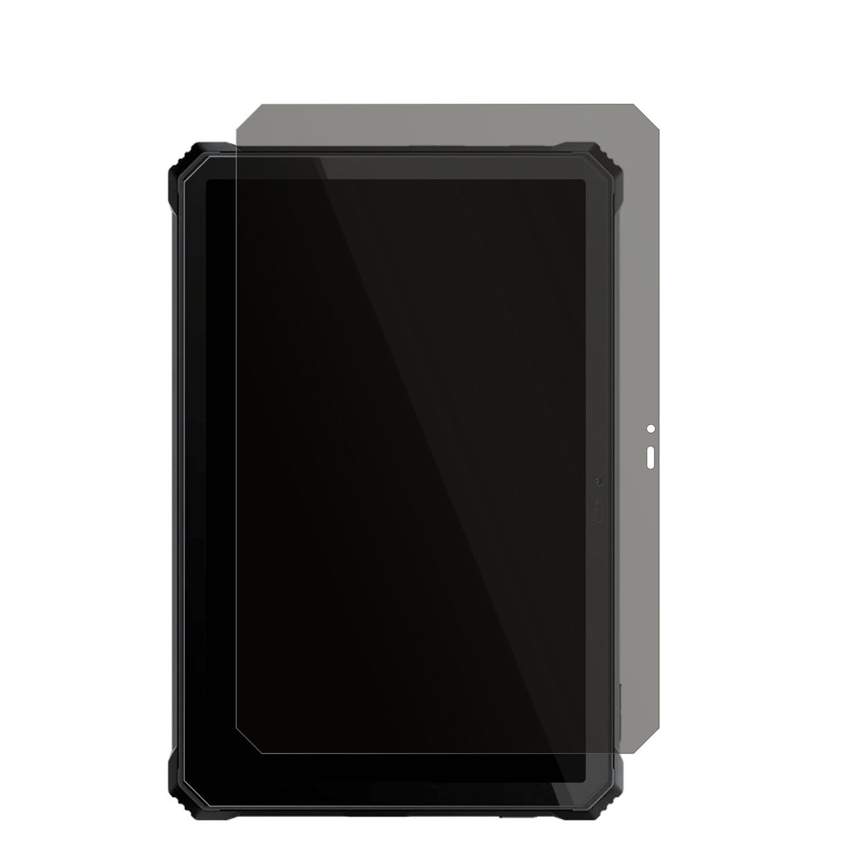 BlackviewActive 12 Pro mit aufgebrachtem dipos Displayschutz, der seitliche Einblicke blockiert