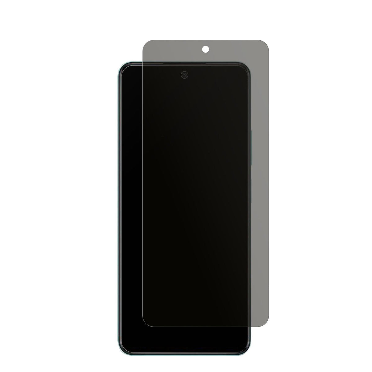 OppoA2 mit aufgebrachtem dipos Displayschutz, der seitliche Einblicke blockiert