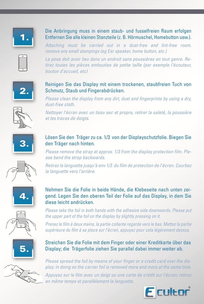 Schutz gegen Kratzer auf dem Moto E Motorola Glas durch Schlüssel oder Ähnliches