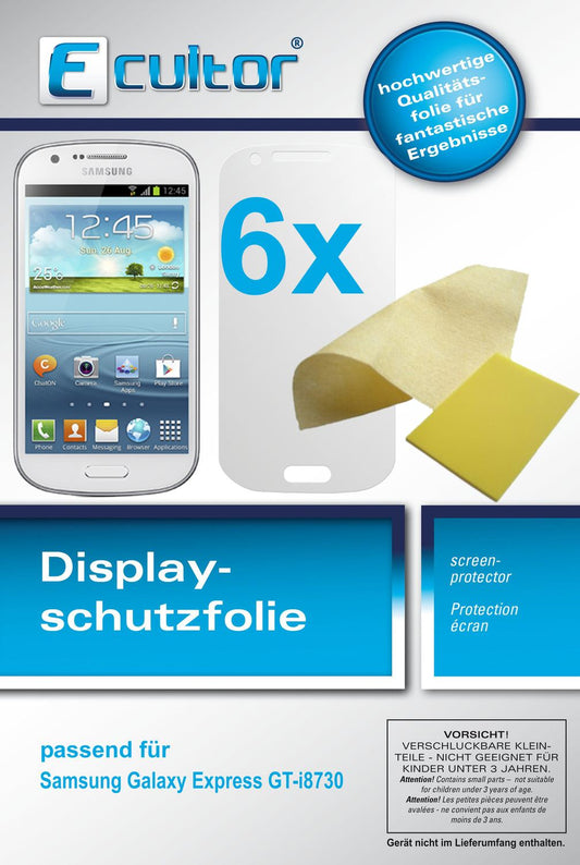 Matte Displayschutzfolie von dipos passend für Galaxy Express Samsung, präziser Zuschnitt und blasenfrei montiert