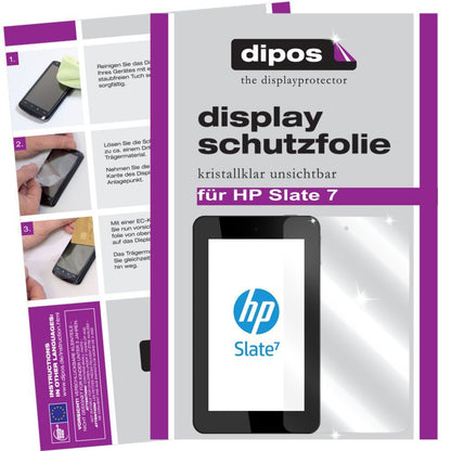 2x Schutzfolie klar für Slate 7 HP Display-Schutzfolie
