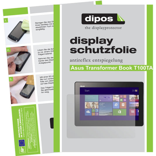 2x Schutzfolie matt für Transformer Book T100TA Asus Display-Schutzfolie