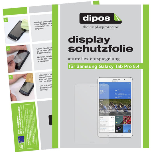 2x Schutzfolie matt für Galaxy Tab Pro 8.4 T320 Samsung Display-Schutzfolie
