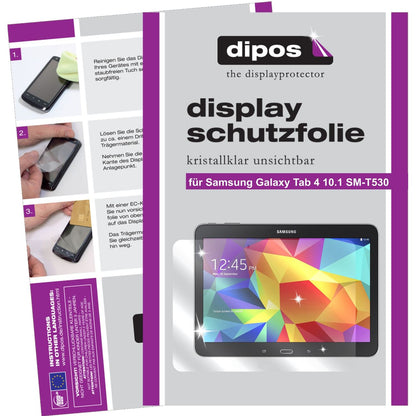 2x Schutzfolie klar für Galaxy Tab 4 10.1 Samsung Display-Schutzfolie