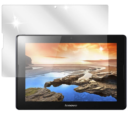 A10-70Lenovo mit aufgebrachter dipos Displayschutzfolie, glasklare Darstellung ohne Einschränkungen