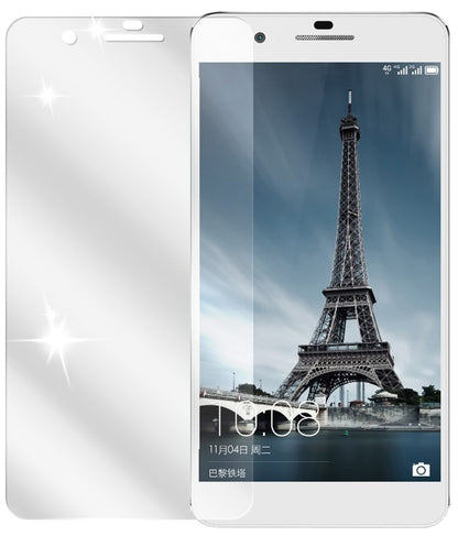 Honor 6 PlusHuawei mit aufgebrachter dipos Displayschutzfolie, glasklare Darstellung ohne Einschränkungen