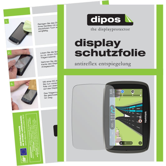 3x Schutzfolie matt für Start 50 TomTom Display-Schutzfolie