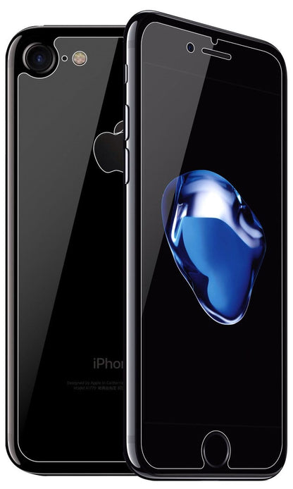 2x 9H Schutzfolie für Apple iPhone 7 Plus Panzerfolie (1x Vorderseite + 1x Rückseite)