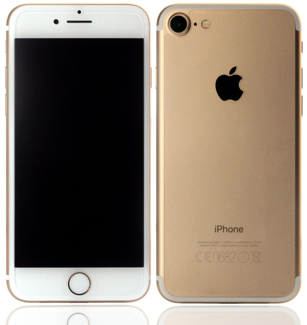 2x 9H Schutzfolie für Apple iPhone 7 Plus Panzerfolie (1x Vorderseite + 1x Rückseite)
