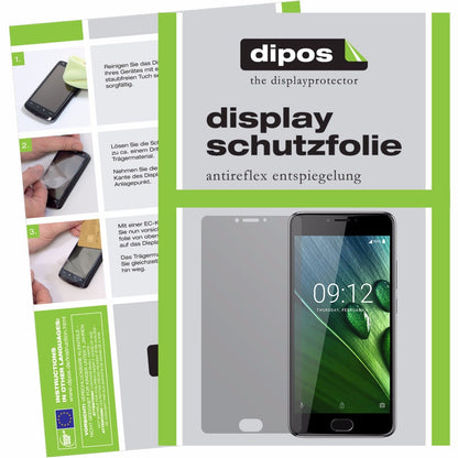2x Schutzfolie matt für Acer Liquid Z6 Display-Schutzfolie