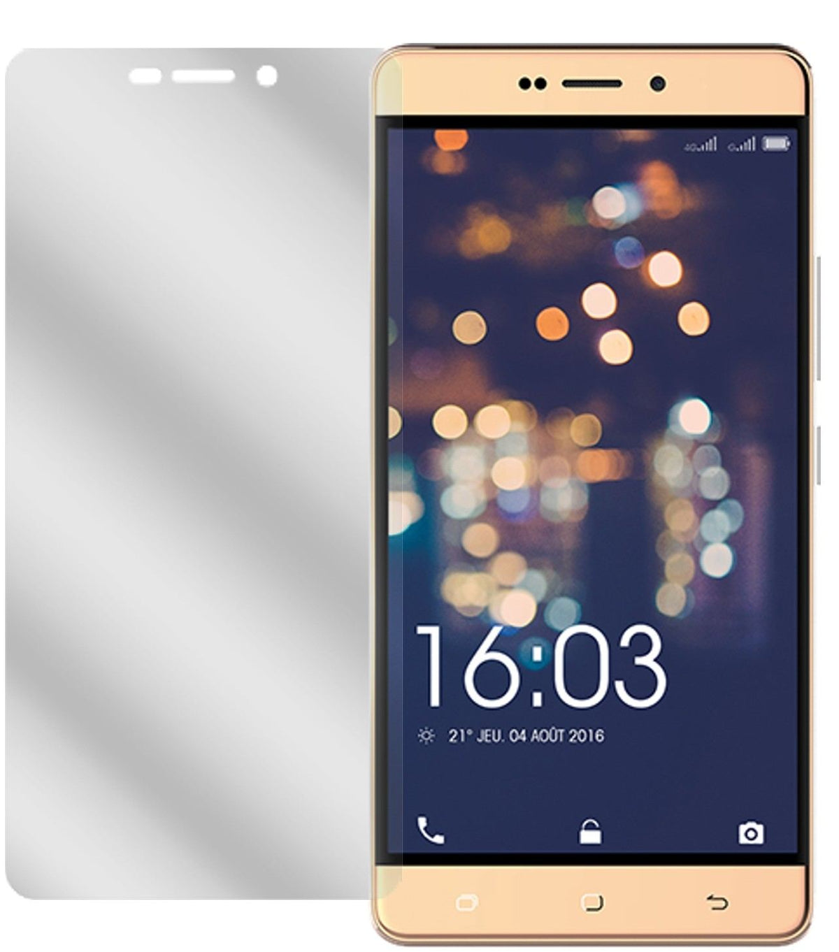 6x Schutzfolie klar für Hisense C30 Display-Schutzfolie
