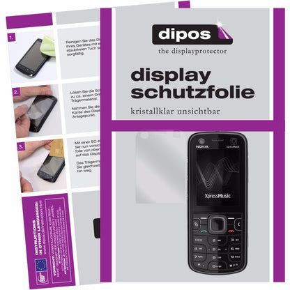 6x Schutzfolie klar für Nokia 5320 Display-Schutzfolie