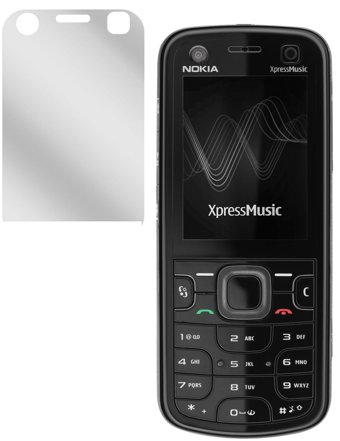 6x Schutzfolie klar für Nokia 5320 Display-Schutzfolie