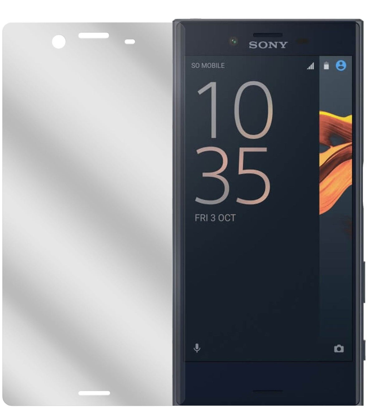 6x Schutzfolie klar für Sony Xperia X Compact Display-Schutzfolie