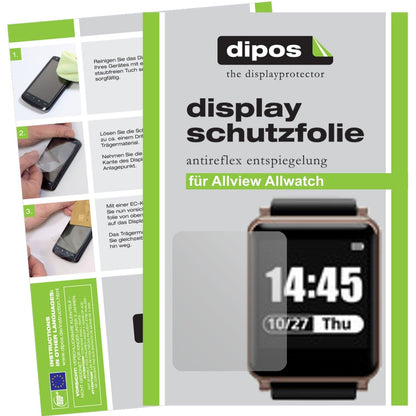 6x Schutzfolie matt für Allview Allwatch Display-Schutzfolie