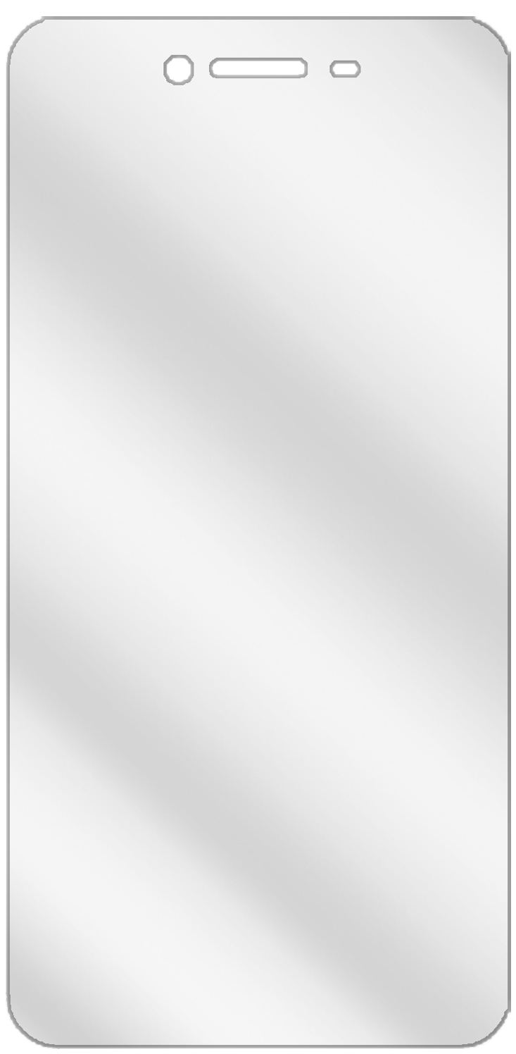 dipos Displayschutz für Oppo A57, transparente Oberfläche, geringe Dicke und perfekte Passform