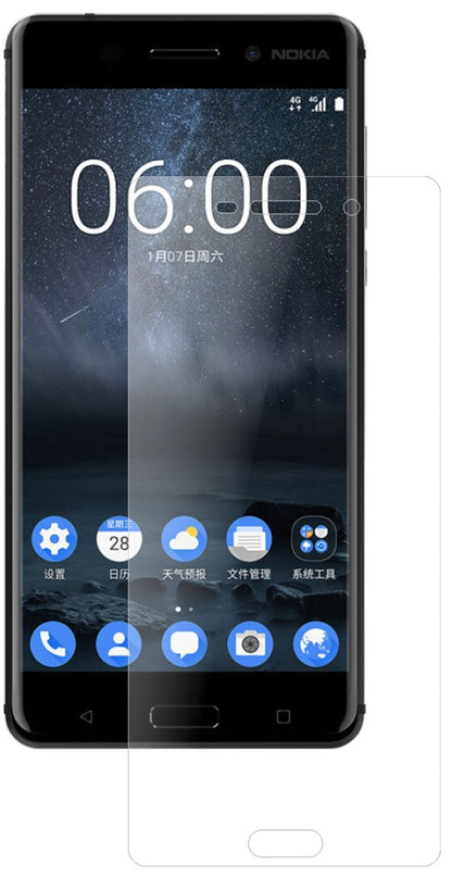 2x 9H Schutzfolie matt für Nokia 6 Panzerfolie