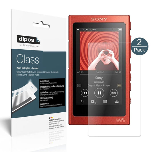 2x 9H Schutzfolie matt für Sony Walkman NW-A35HN Panzerfolie
