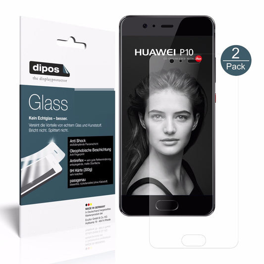 2x 9H Schutzfolie matt für Huawei P10 Panzerfolie