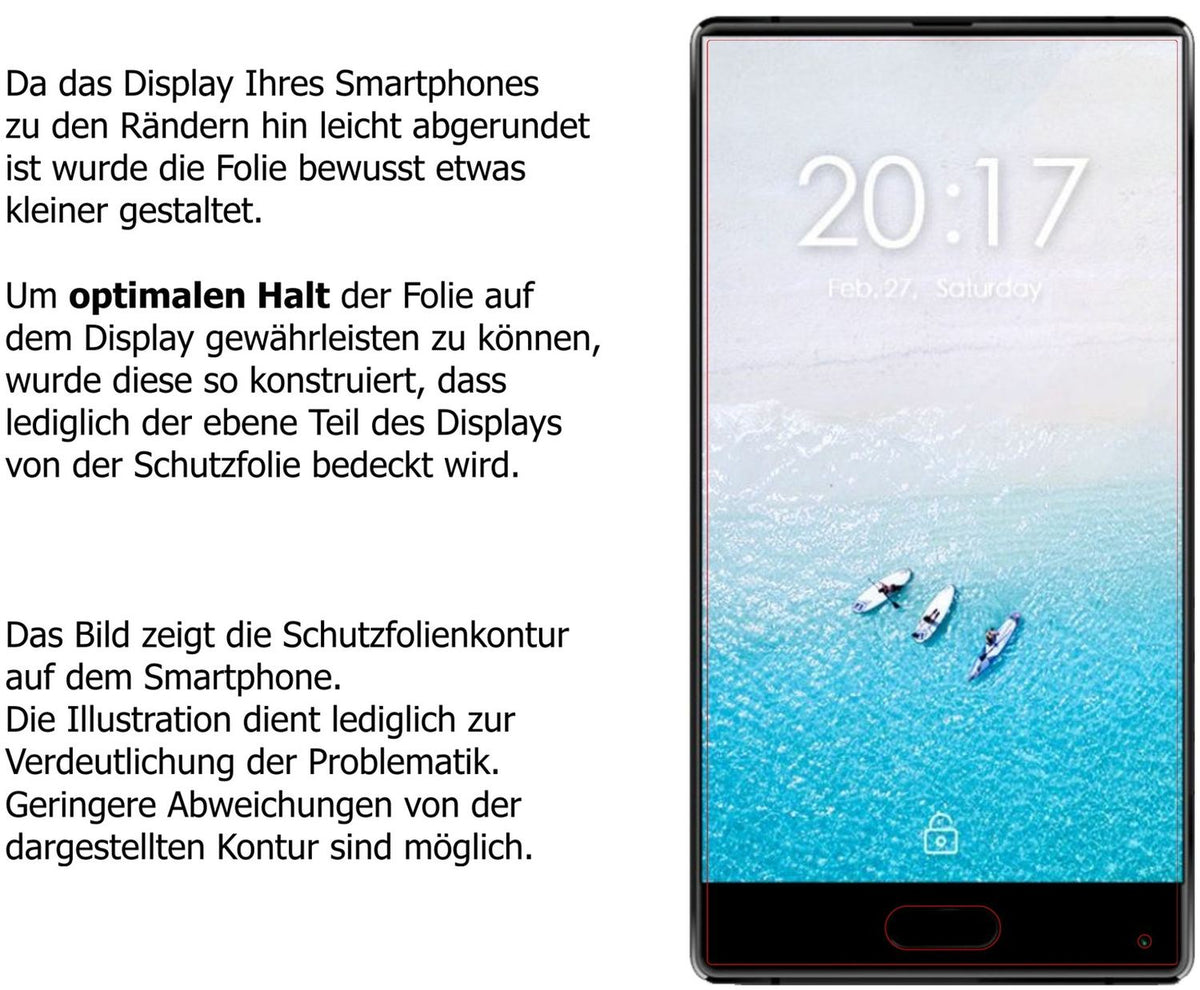 Schutzfolie mit optimaler Passform, zur Verwendung mit Hüllen geeignet