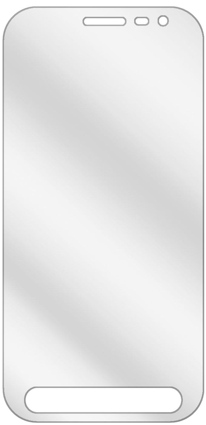 dipos Displayschutz für Samsung Galaxy Xcover 4, transparente Oberfläche, geringe Dicke und perfekte Passform