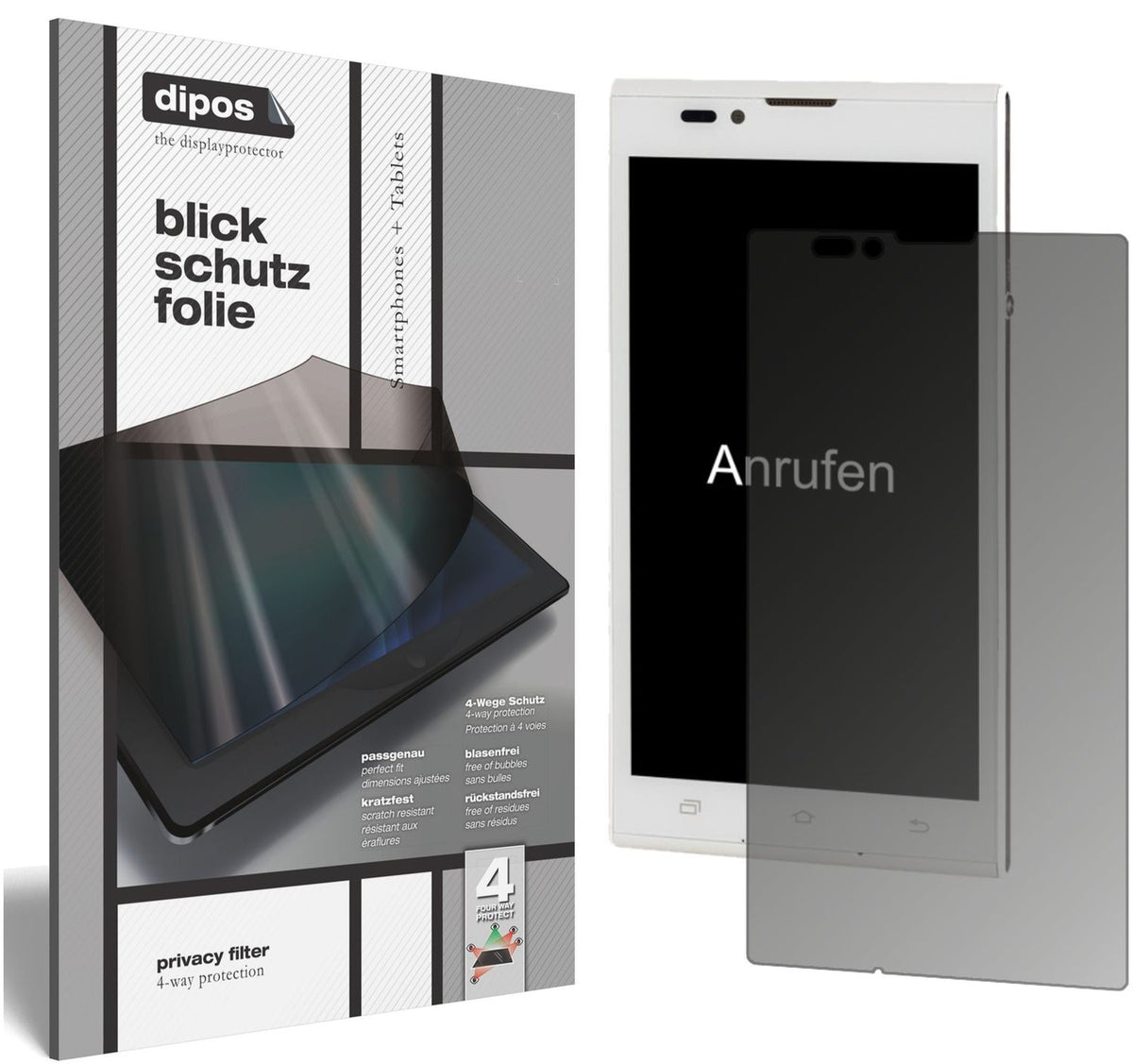 Blickschutzfolie für BlindShell 2 matt Schutzfolie Privacy